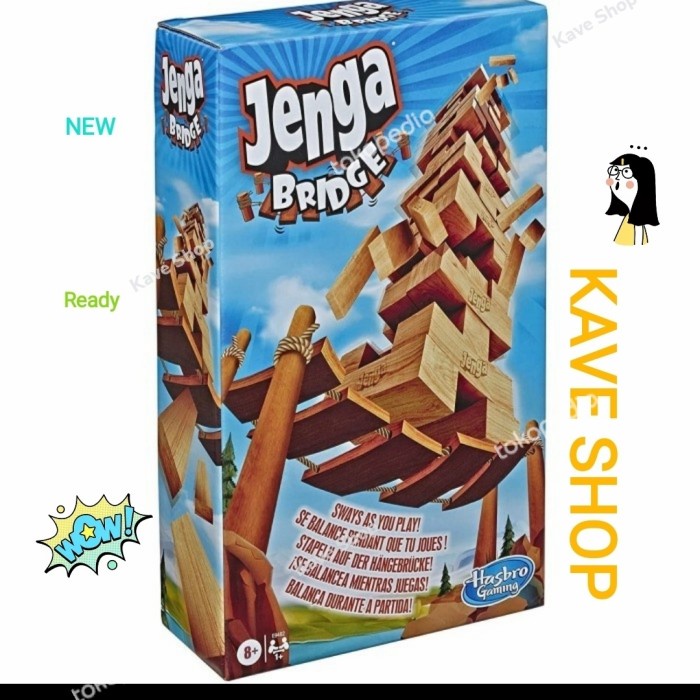 ✅COD Jenga Bridge Game Hasbro - New - Readystock Limited