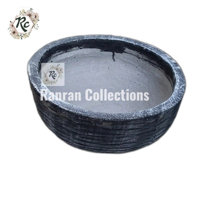 POT BATU TERATAI AIR MANCUR DEKORASI TAMAN 30 CM MURAH