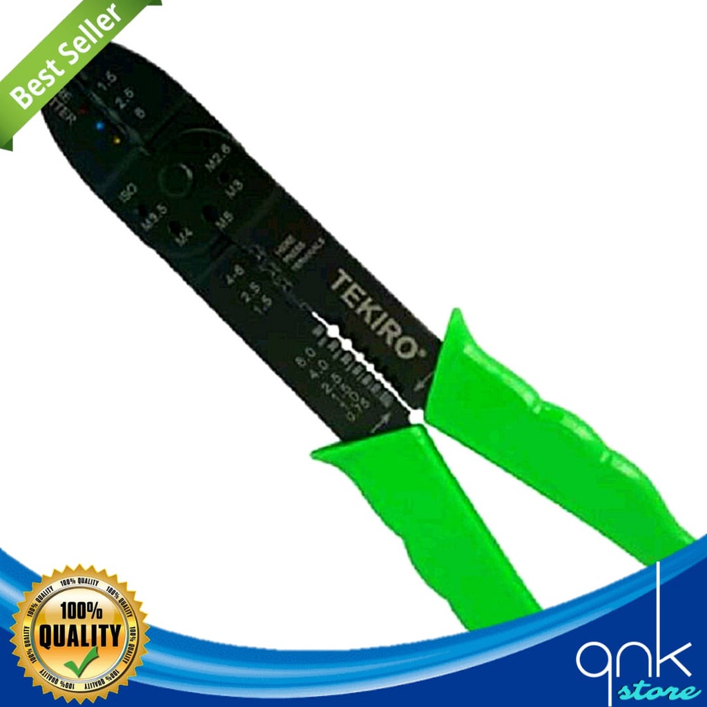 Tekiro Tang Crimping 9 Inc Tang Kupas + Press Scun