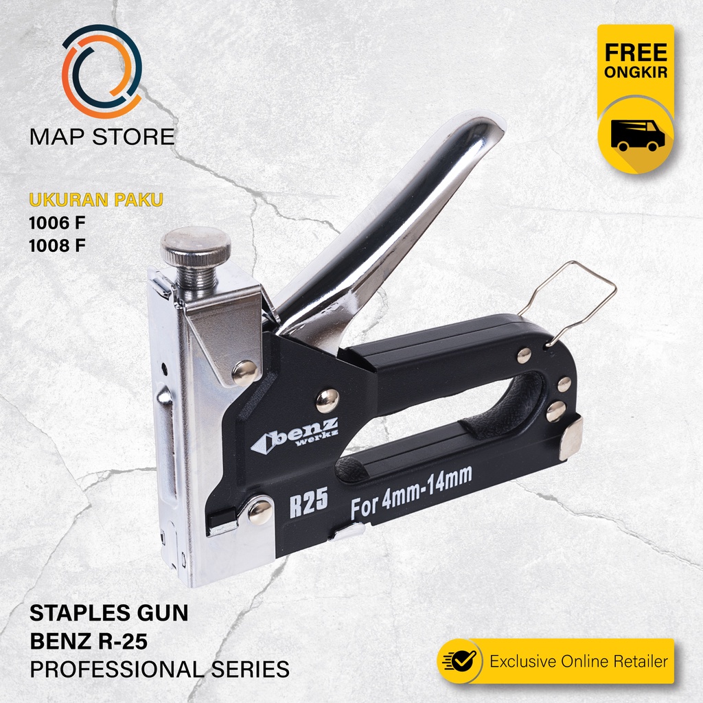 

Staples Gun Taer / Alat Steples Hekter Stapler By Benz R 25