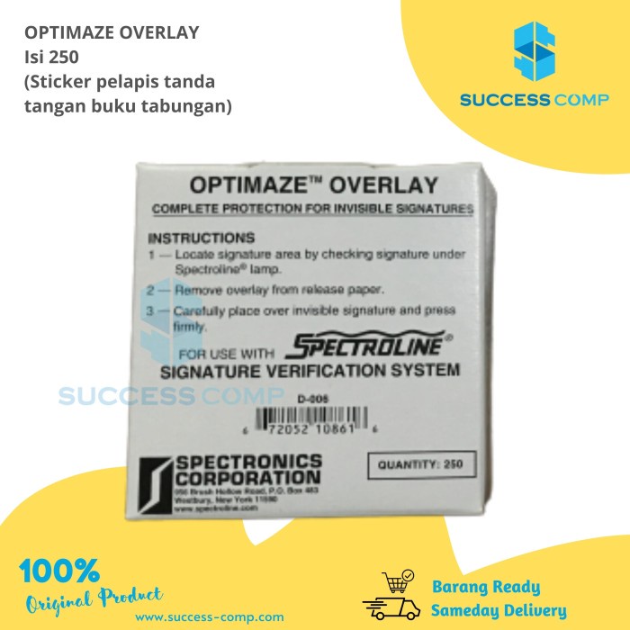 

SALE Optimaze Overlay Spectroline Signature Sistem Termurah
