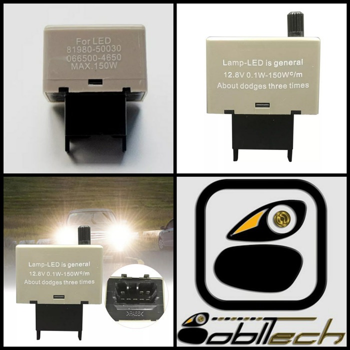 BOBLTECH FLASHER SEIN RELAY LED 8 PIN MOBIL TOYOTA DAIHATSU HONDA ORIGINAL