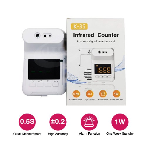 K3 Infrared Thermometer Forehead / Thermometer Wall Non Contact / -Tatasie