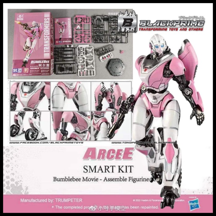 Trumpeter Arcee Transformers Arcee Smart Kit Model Kit