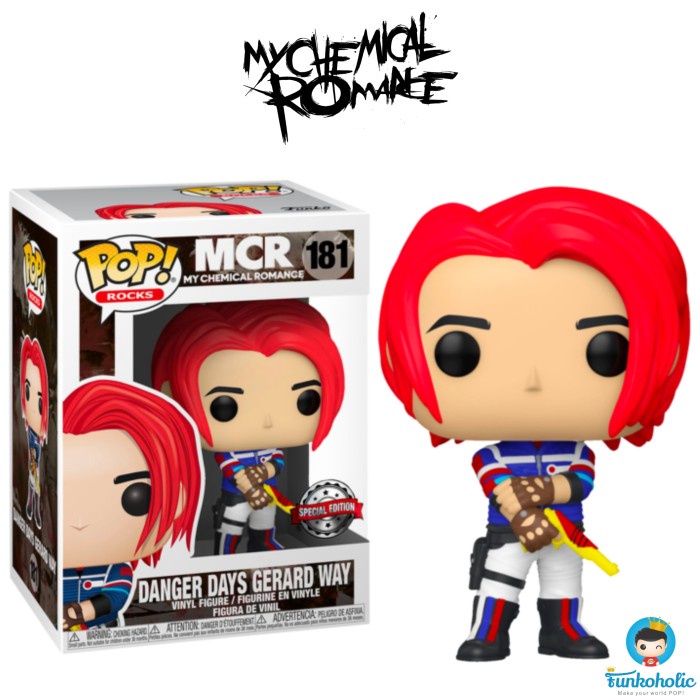 Funko POP Rocks My Chemical Romance Danger Days Gerard Way EXCLUSIVE