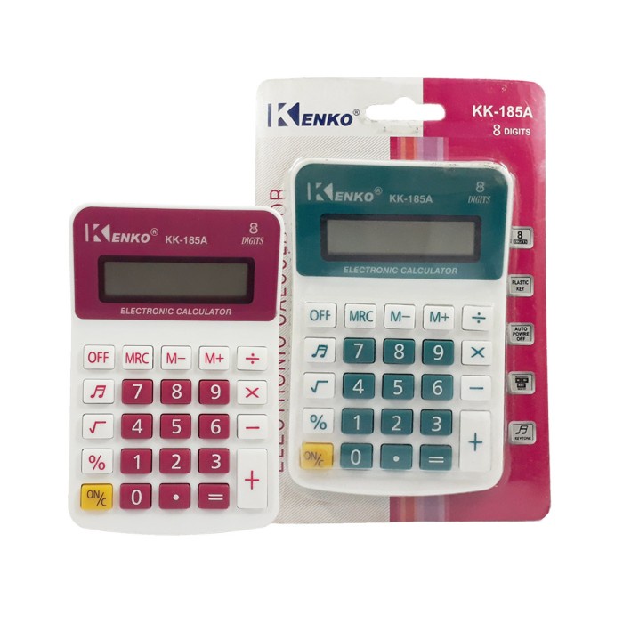 

Kalkulator Kenko KK 185A Practical Calculator Kenko KK-185A Warna Mika