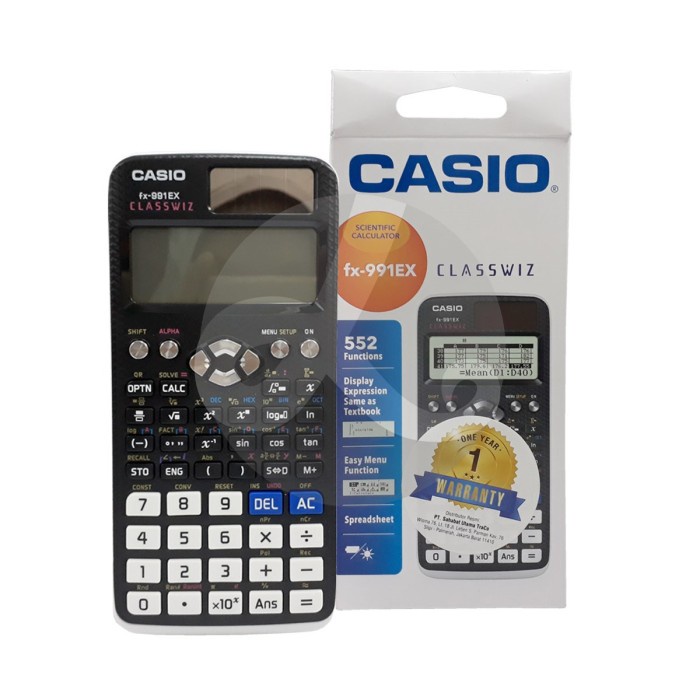 

Calculator Casio Kalkulator Scientific FX-991EX, 991ID Plus, 991MS