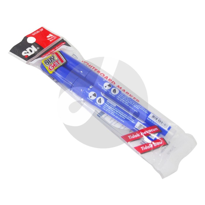 

BUY 1 GET 1 SPIDOL SDI S530-2P BIRU WHITEBOARD MAKER SDI S530-2P