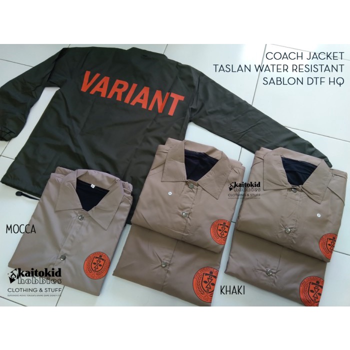 Jaket Loki Tva Variant Model Jacket Water Resistant Bisa Custom