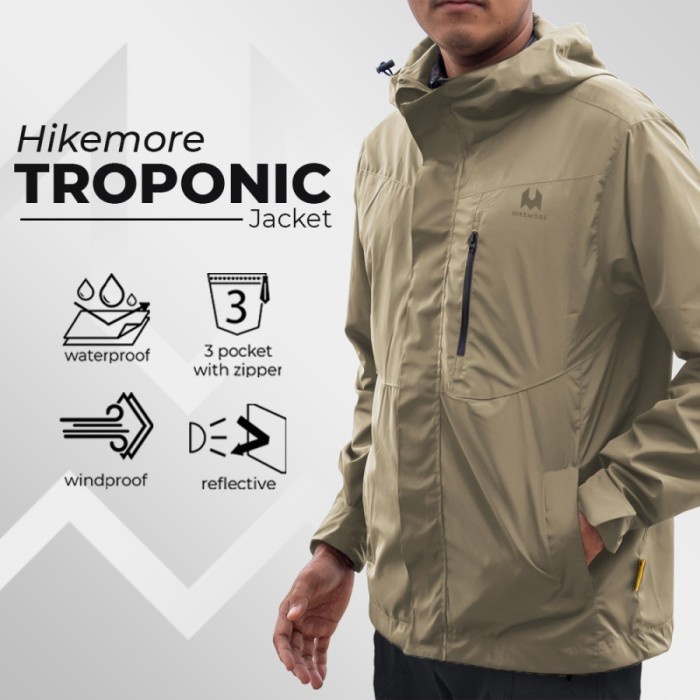 Jaket Outdoor Hikemore Troponic Windbreaker