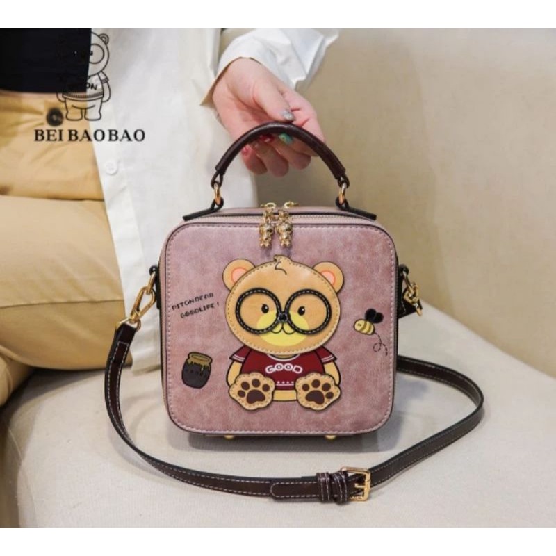 Hidayoshi Bags Fashion Piton Bear #S-6988, #S-6891 ORI