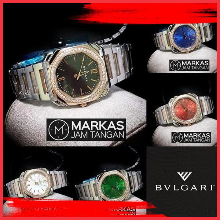 (BK MJT) JAM TANGAN WANITA - JAM CEWEK BULGARI BVLGARI OCTO STAINLESS STEEL WOMEN WATCH TERMURAH TER