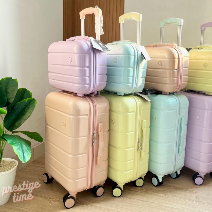 Koper Kabin Cabin Bagasi Luggage Suitcase Koper Pastel Warna Warni