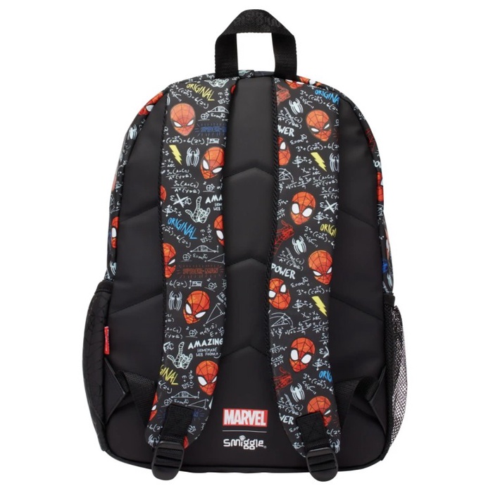 Smiggle New Black Spiderman Backpack