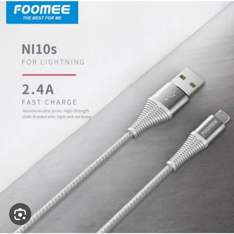 Foomee NI10s 2,4A Cable Data For LIGHTNING/iPhone