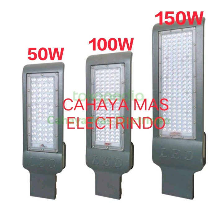 Lampu Jalan Pju Led 50W 100W 150W / Pju Led Model Tipis