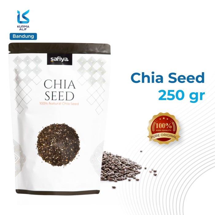 

Chia Seed Organic 250 Grams Black Chiaseed Premium Original Super Food