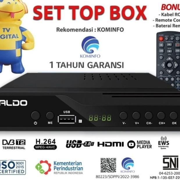 Set Top Box Setel Boks Set Up Box Settle Boks Modul TV Digital STB