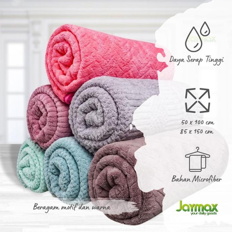Handuk mandi PENTHOUSE Jumbo 85x150 / Handuk Mandi Anak 50x100 / Handuk microfiber Dewasa 70x140/ Ha