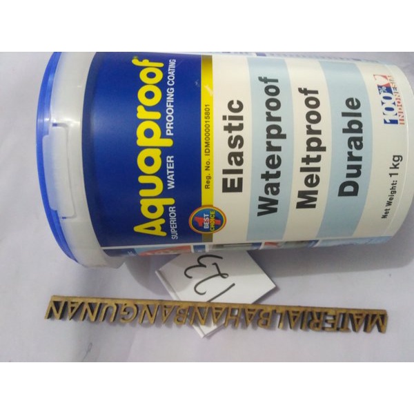 aquaproof transparan 001 bening1 kg cat pelapis anti bocor lapis tanpa warna tahap akhir tembok