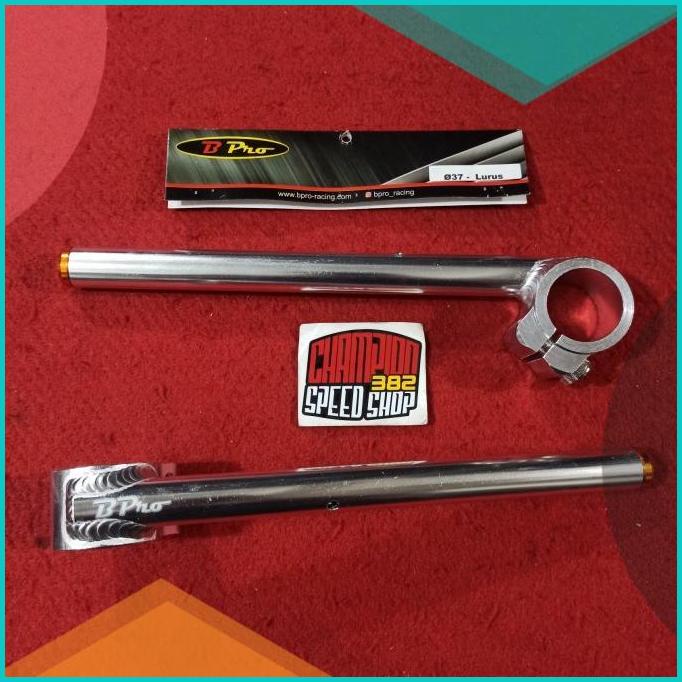 Stang Jepit BPRO 37mm Lurus 0 Derajat Ninja 250 250R 250FI FI RR Mono