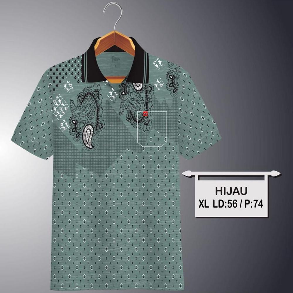 Special - Kaospolos - Kaos kerah pria | kaos motif twotone saku dewasa | kaos polo shirt batik 01