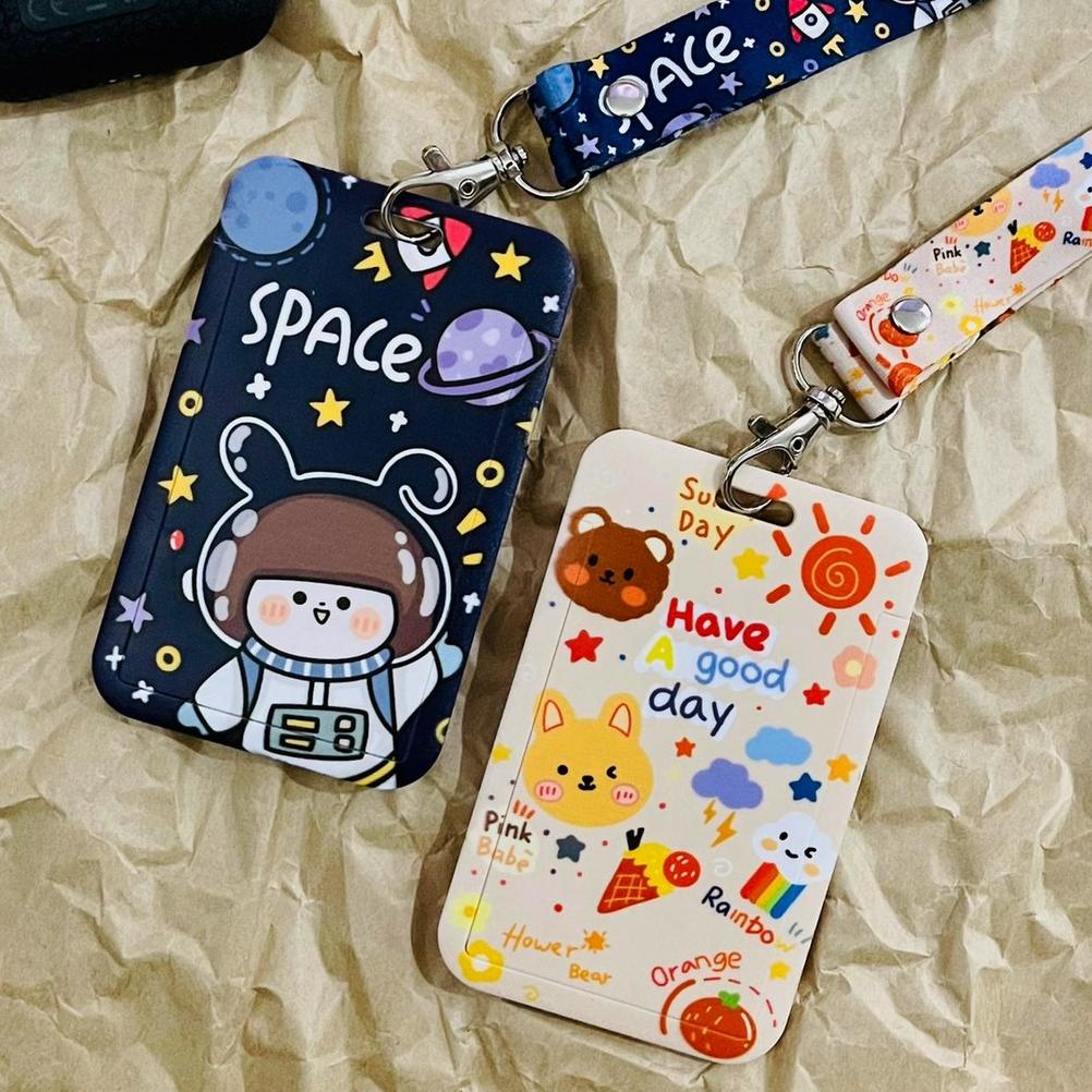 

COD ID CARD HOLDER MOTIF KAWAII ASTRONOUT TEMPAT KARTU BEBEK BUNGA Bergaransi