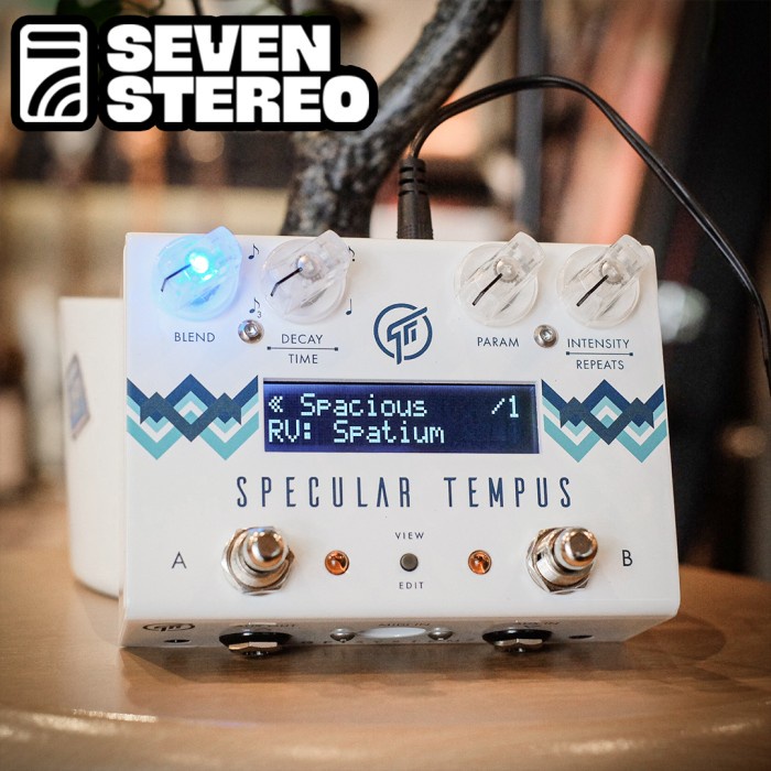 Promo Gfi System Specular Tempus Delat And Reverb Effect Pedal