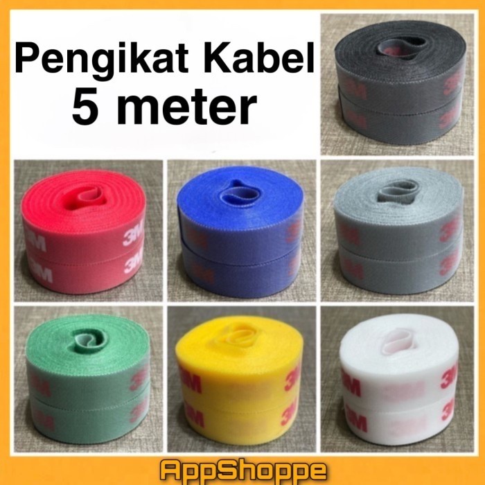 

Promo Pengikat Kabel Kuat Utk Charger Serbaguna 5Mtr Lebar 2.5Cm Multi Color