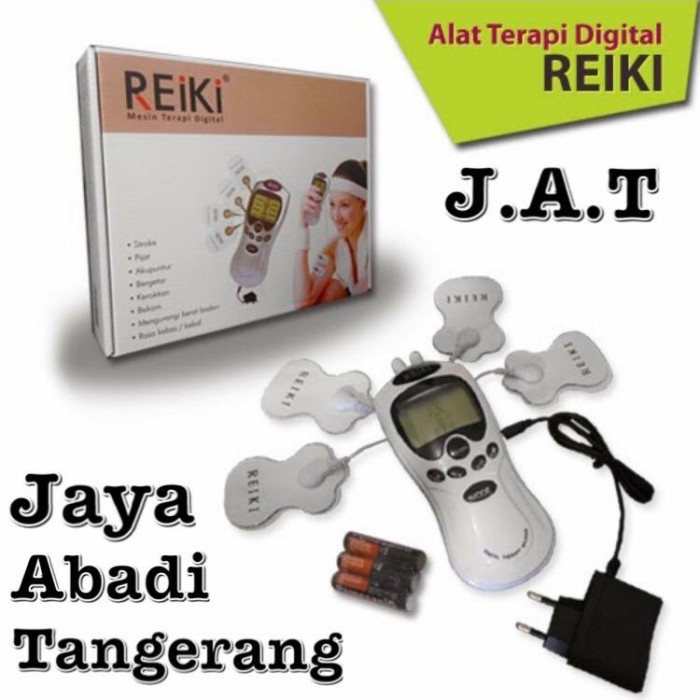 JM- Alat Terapi Pijat Kesehatan Akupuntur - Reiki Mesin Terapi Digital -