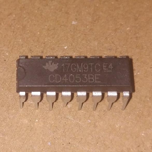 IC 4053 CMOS CD4053 HCF4053 TC4053 MC14053 MN4053 CD4053BE