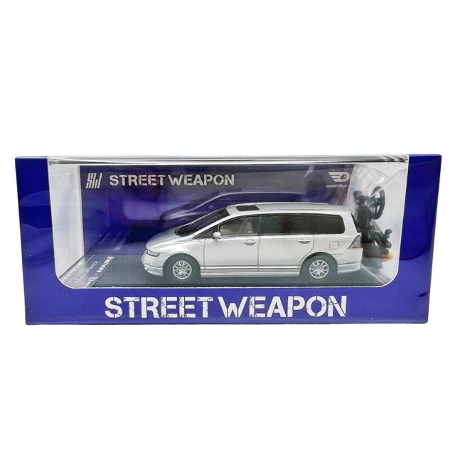 HOT SALE!!! STREET WEAPON 64 HONDA ODYSSEY SILVER W/ ROOFRACK & 2 BICYCLES TERLARIS