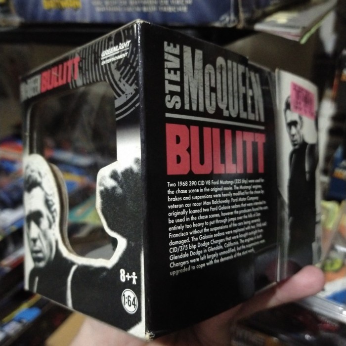 MUST HAVE GREENLIGHT DIOARAMA STEVE MCQUEN BULLIT TERBARU