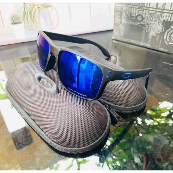 Kacamata Hitam Pria lensa Polarized okley holbrook kualitas super