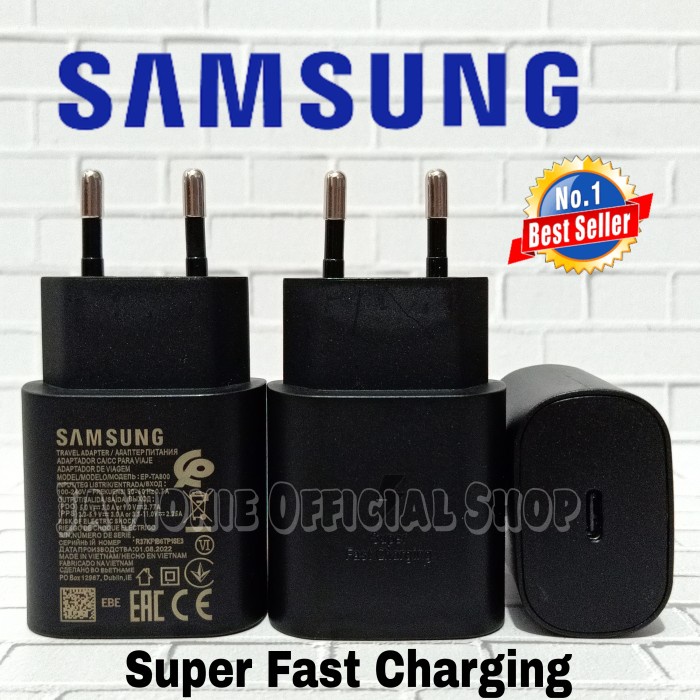 Adaptor Kepala Charger Samsung A33 A53 A73 M23 M33 M53 5G 25W Original Ready