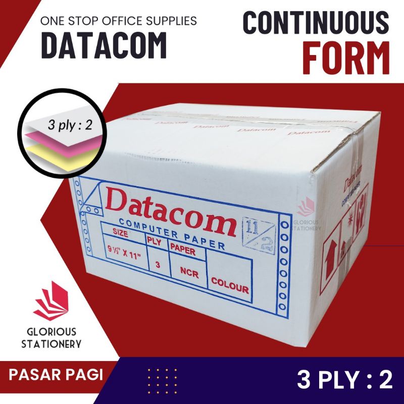 

Continuous Form Datacom 9.5x11 3ply Bagi 2