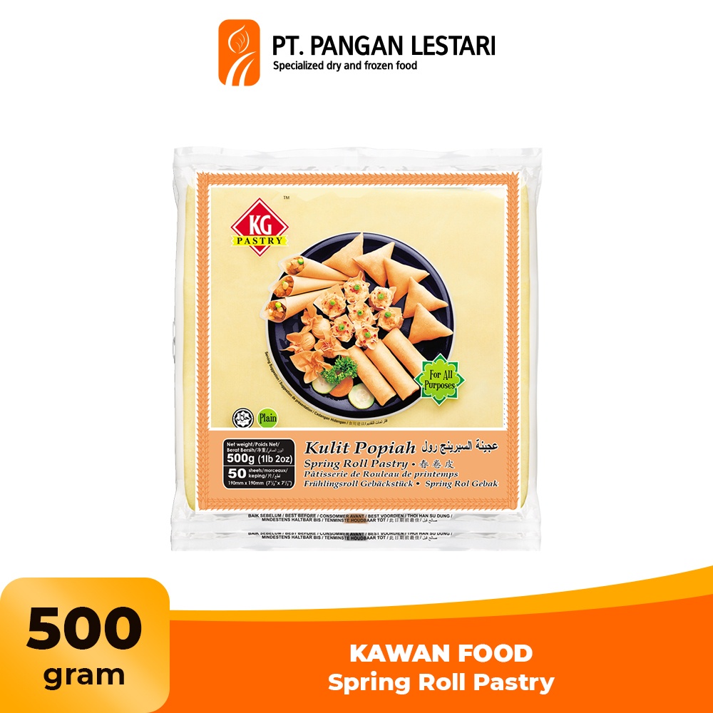 

KAWAN FOOD Spring Roll Kulit Lumpia 7,5 inch