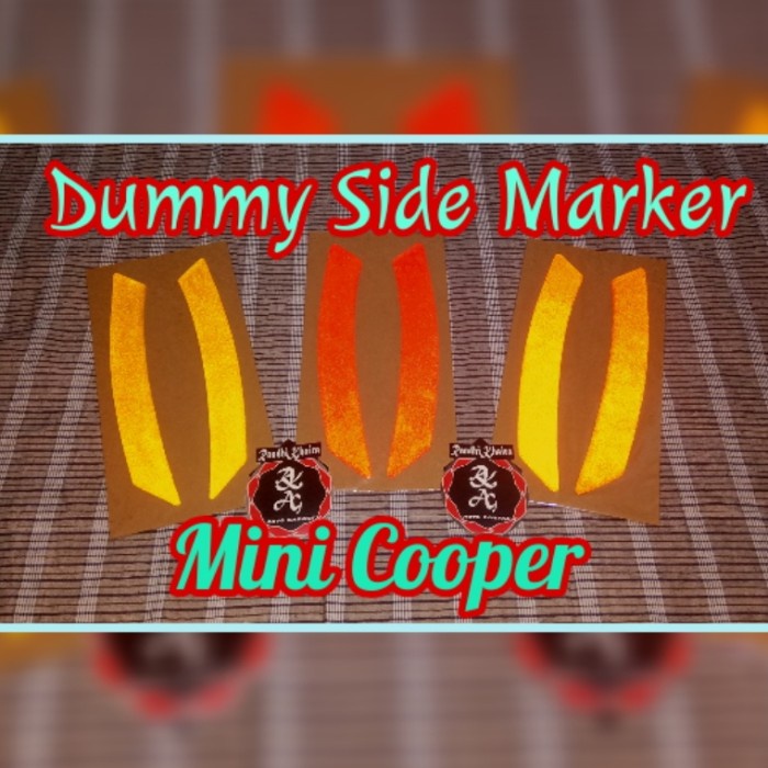 Dummy Side Marker Mini Cooper Ready
