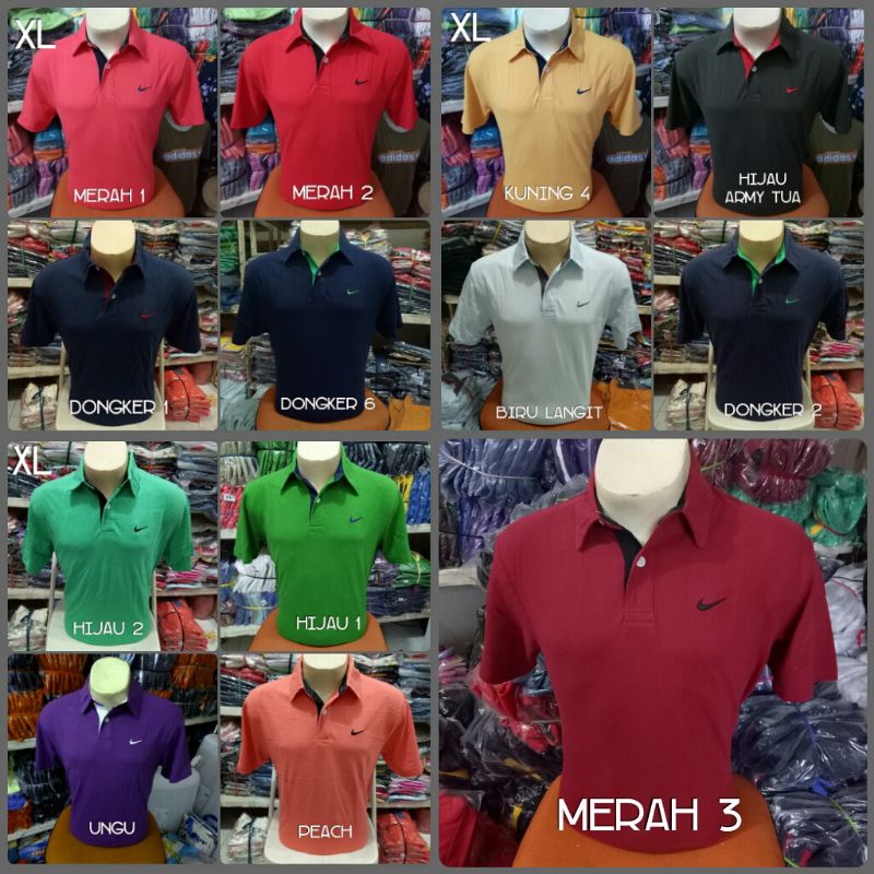 "XL" KAOS kerah  / nike polo shirt /kaos kerah