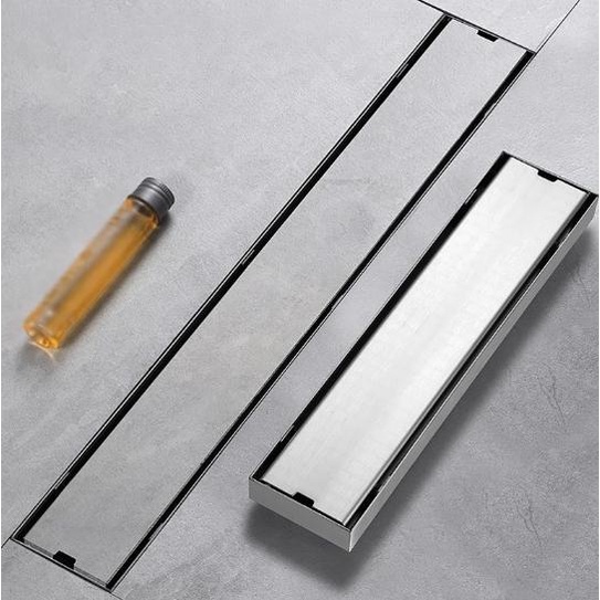 Floor Drain Saringan Air Panjang Minimalis Lubang Samping