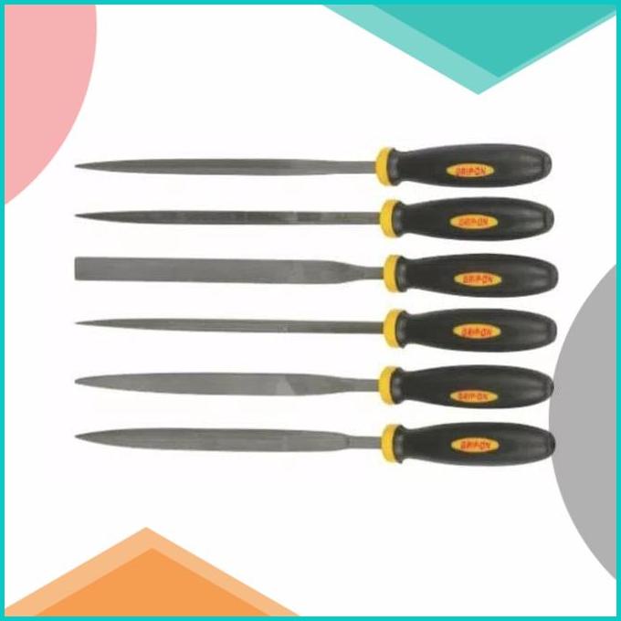 Kikir set 6 pcs GRIP ON 20JVLZ3 accessories  tools