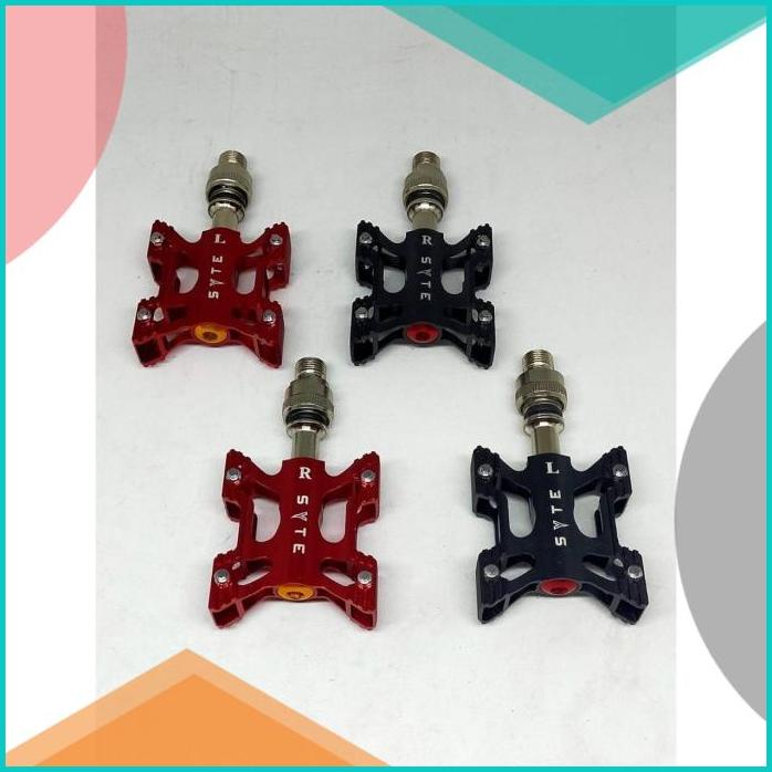 SYTE Pedal QR 3 bearing M414 Quick release CNC sepeda MTB lipat fixie