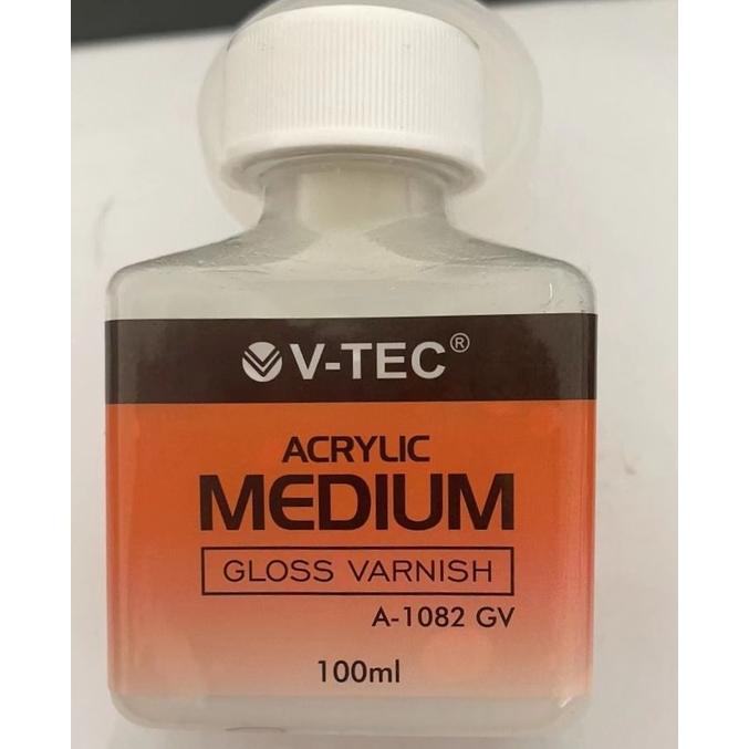 

Flash Sale Pernis V-Tec Acrylic / Varnish Cat Akrilik Medium Varnish 100ml ..