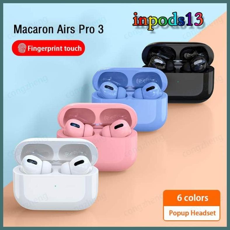 Terbaik Inpods i13 Macaron Headset Earphone Bluetooth Android Ios