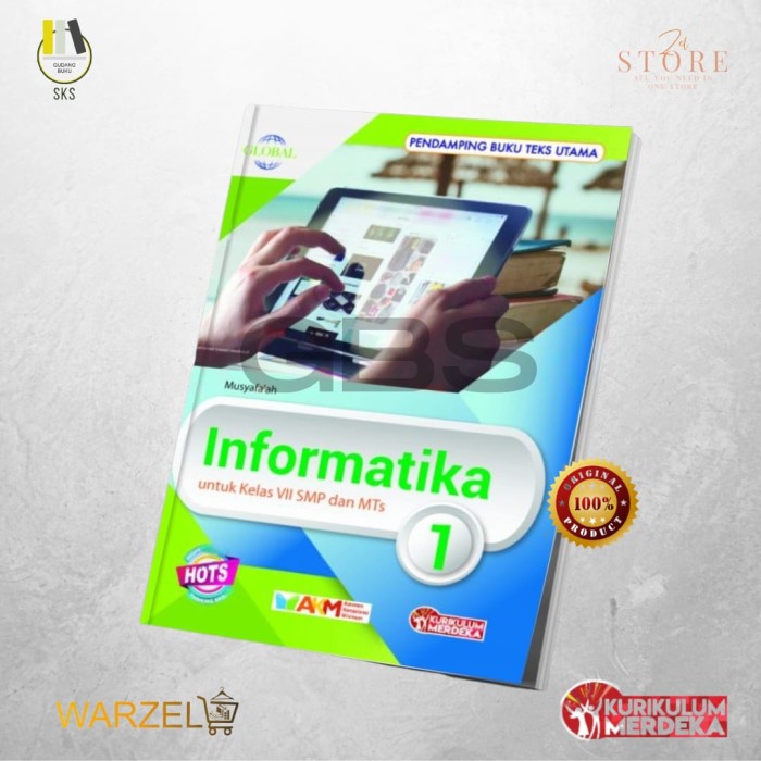 

SALE Buku Informatika Kelas 7 8 SMP MTS Kurikulum Merdeka Termurah