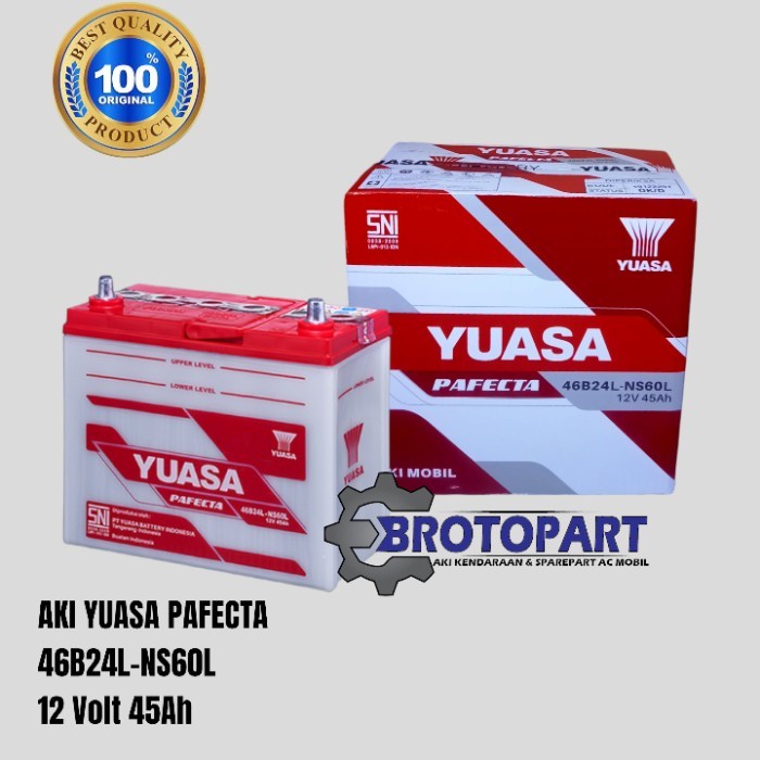 Cod Aki Mobil Nissan Grand Livina Evalia March Accu Basah Yuasa Ns60L 45A Kode Hm279