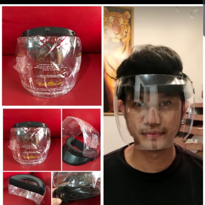 Baru Face Shield Helm Medis Apd