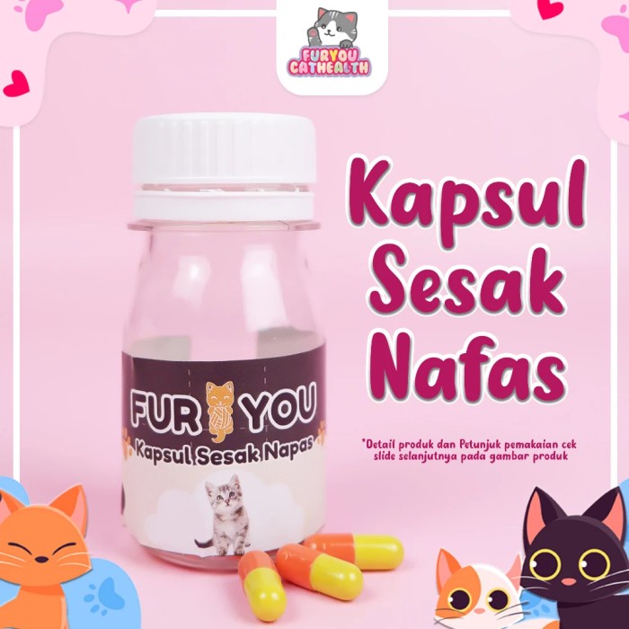 Promo Sesak Nafas Kucing Kapsul Kucing Sesak Nafas Kucing Grok Grok Terbaru