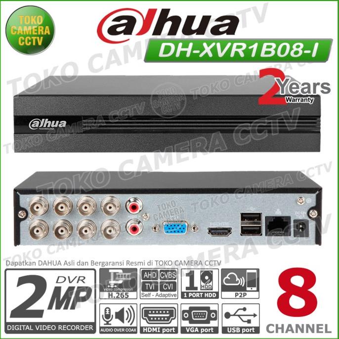 Dvr Recorder Cctv Dahua 8 Channel Cctv Dahua 8Ch 2Mp Star Seller
