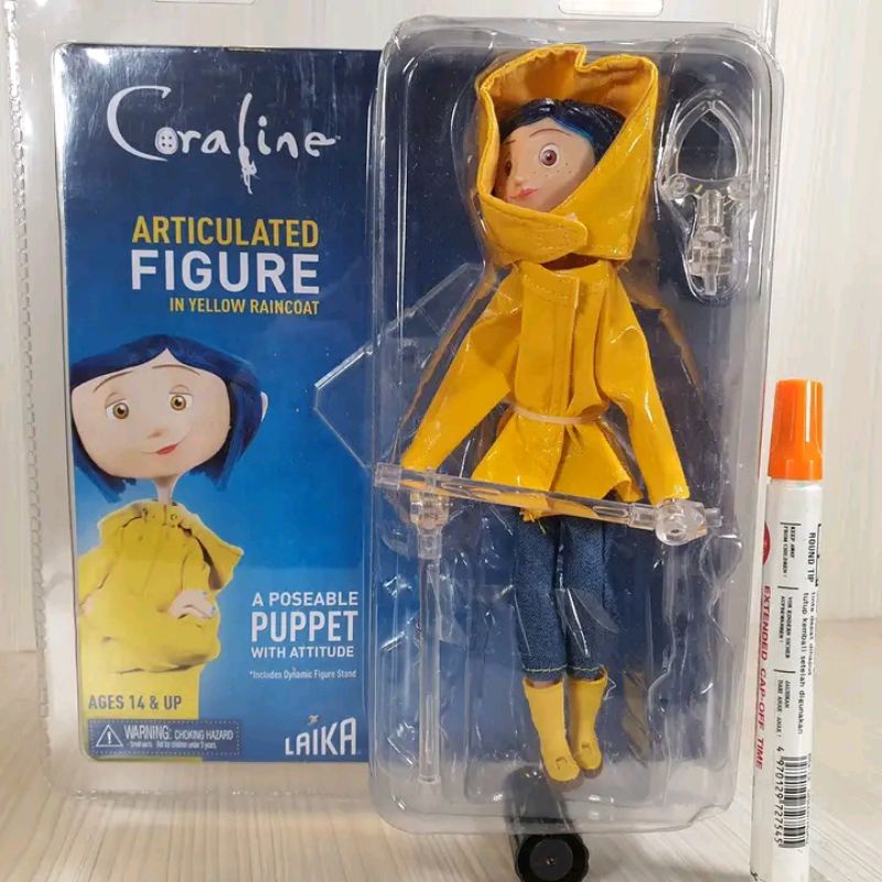 mainan action figurecoraline articulated series neca a possable puppettinggi sekitar 7 inch

CWBetpH